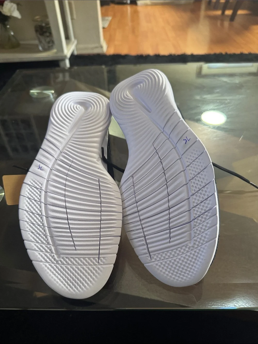 Nike Black and White Men's Running Sneakers